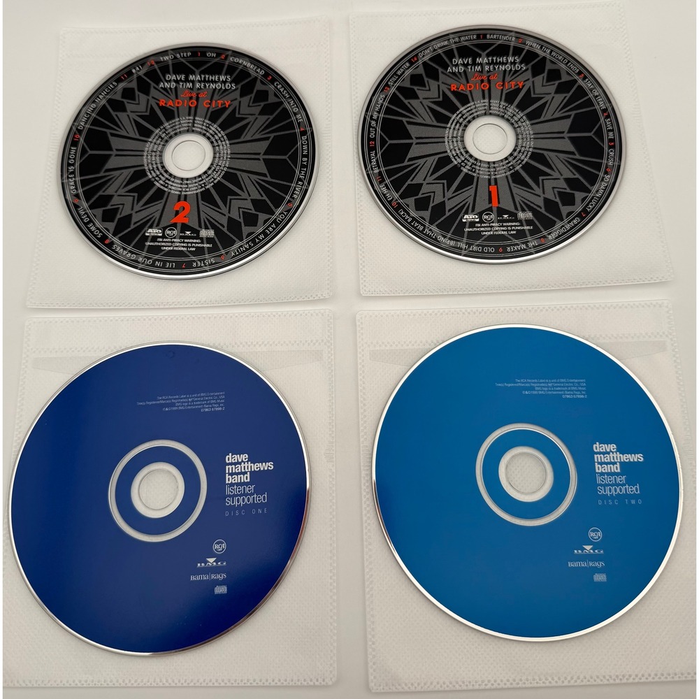 Dave Matthews Band Live at Radio City & Listener Supported 4 CD Lot 67898-2